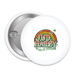 Jud Hailey St Pats Button
